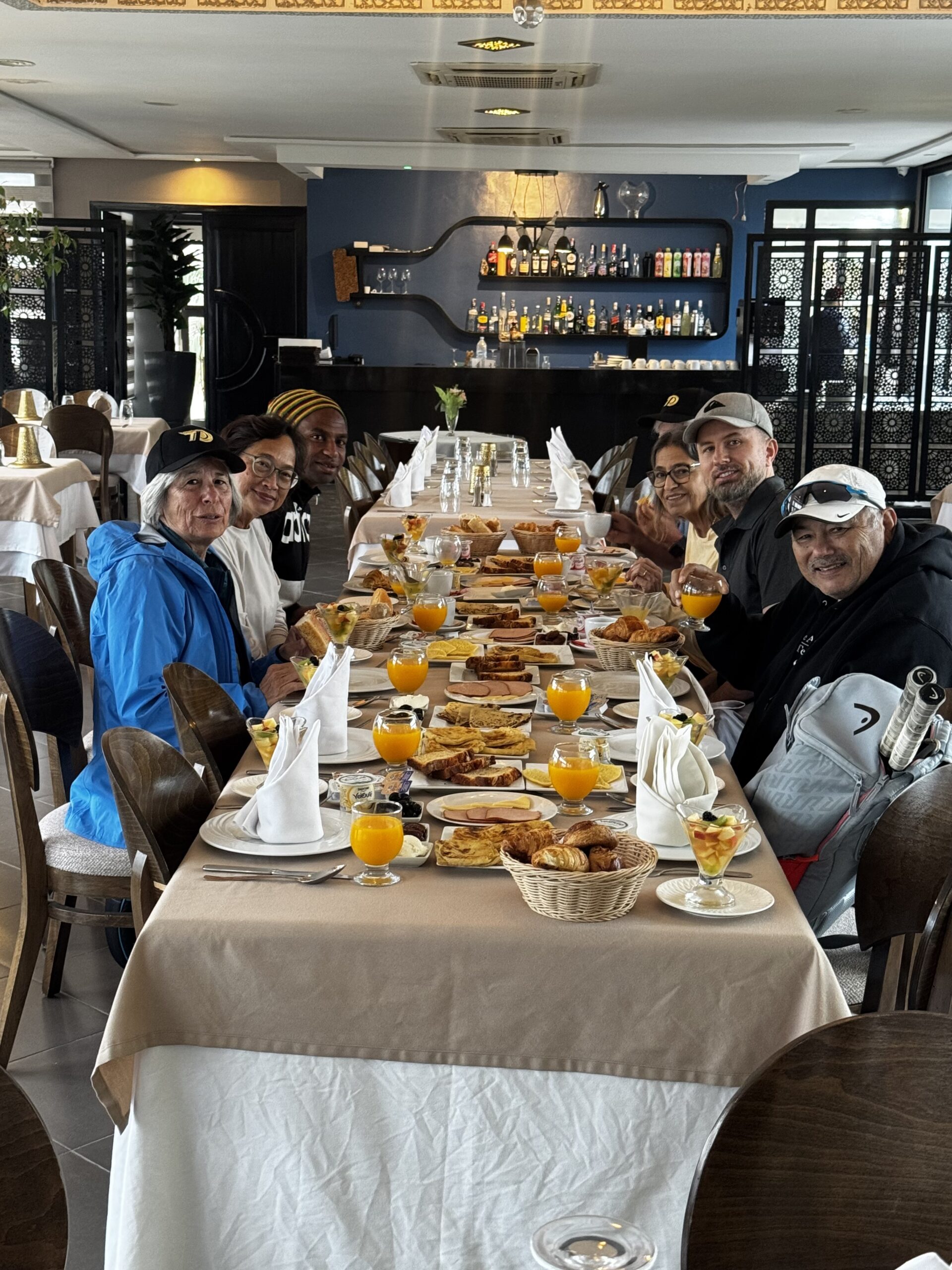 Moroccan dining and hospitality with Tennis Destination