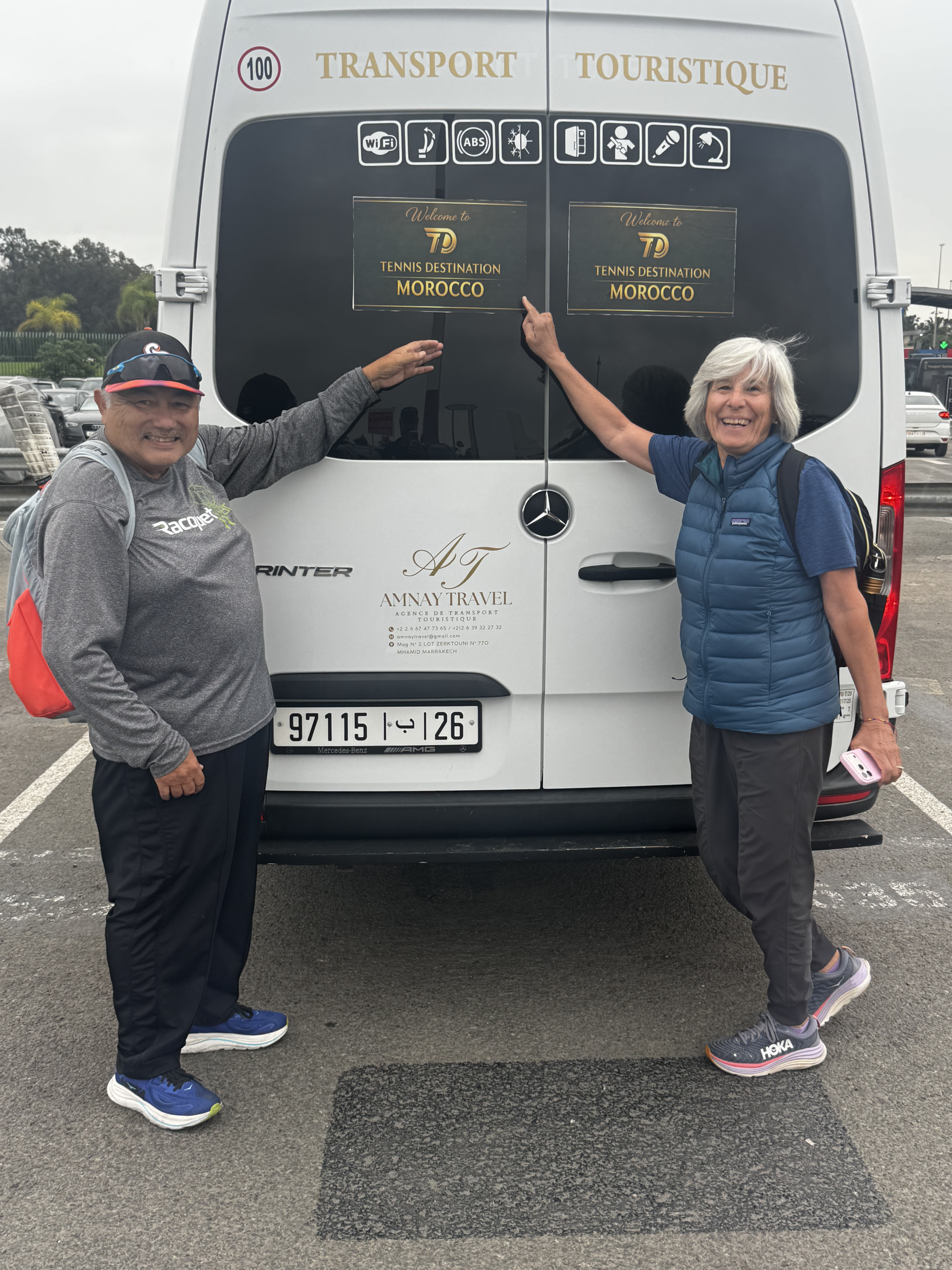 Coach Mo and the Tennis Destination team