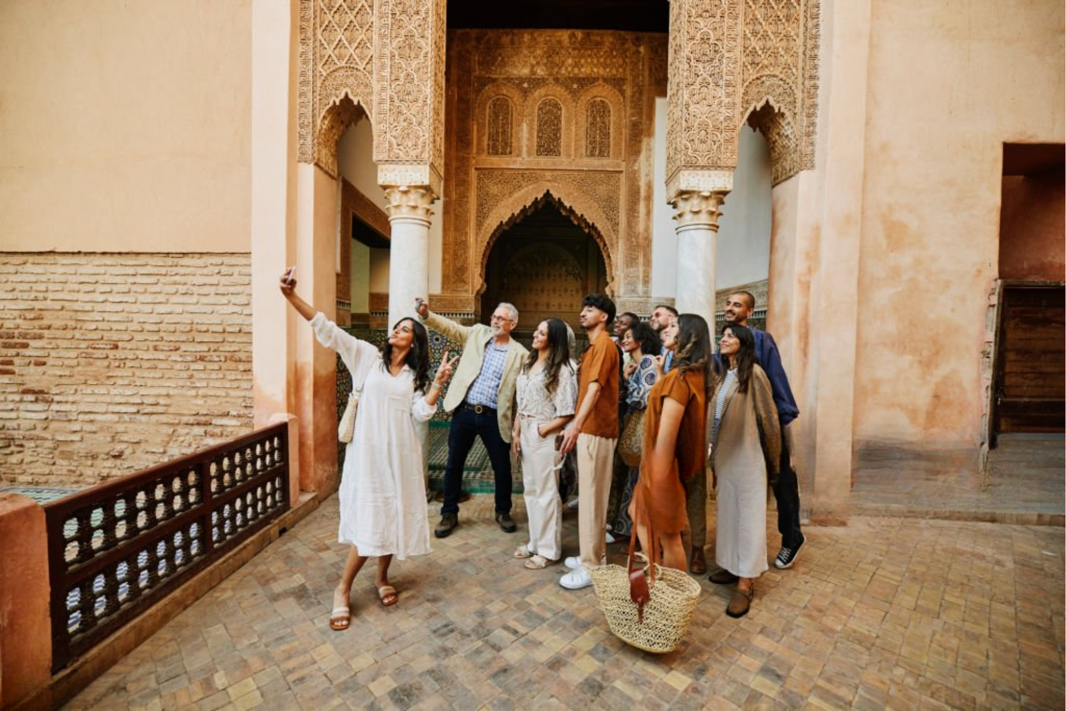 Group sharing an unforgettable experience in Morocco