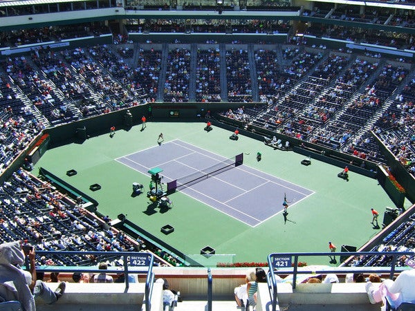 Indian Wells tennis experience in the California desert
