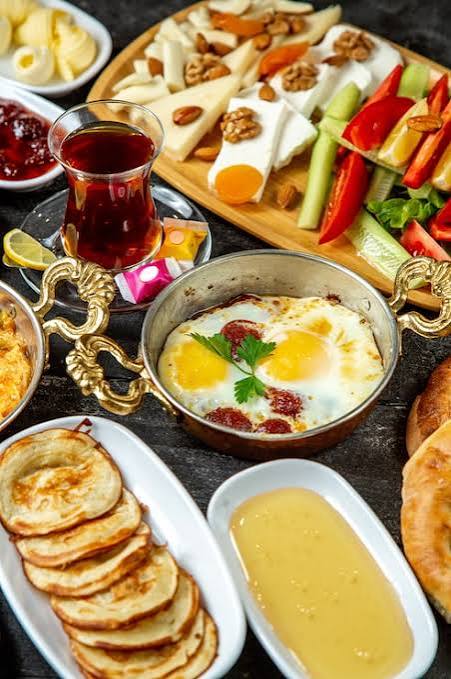Traditional Moroccan breakfast