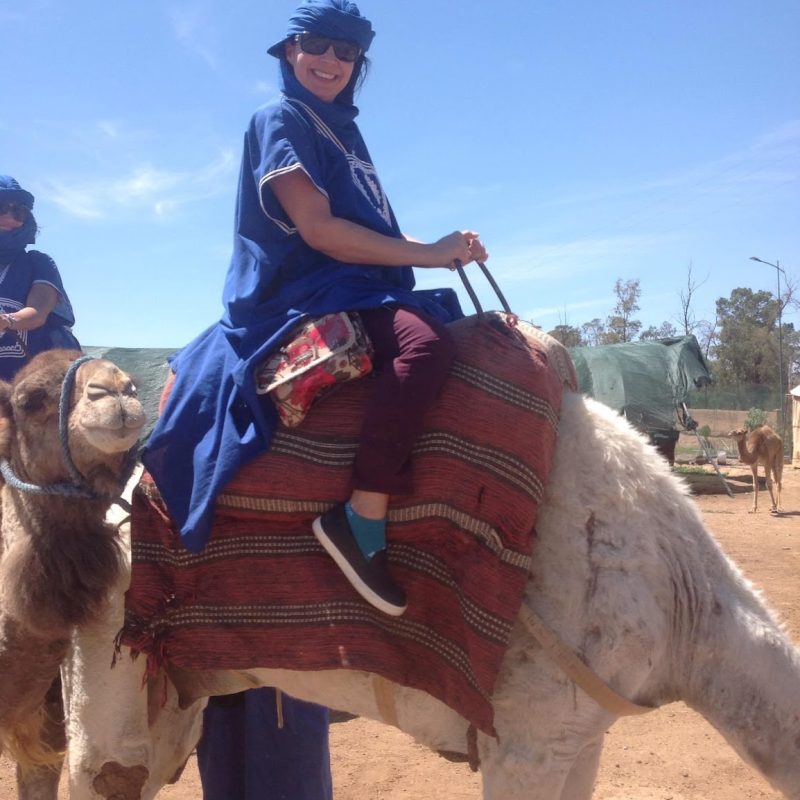 Ro on camel