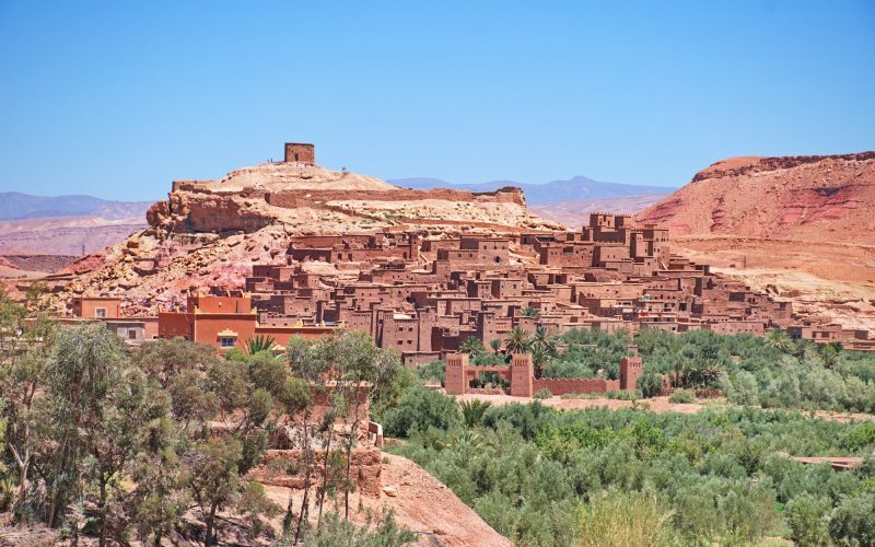 Tourist complex Ait ben Haddou in Morocco