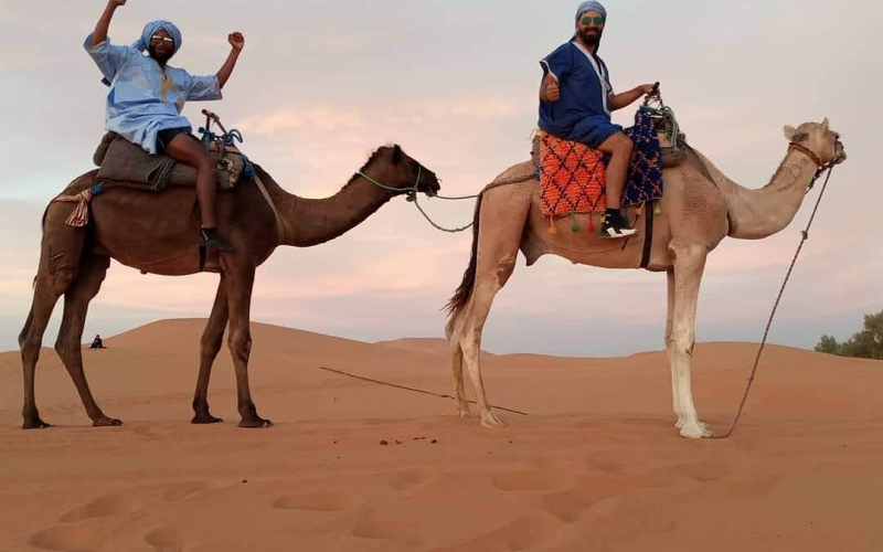 two man on camels TD